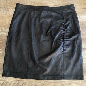 Free People Rumi Ruched Mini Skirt